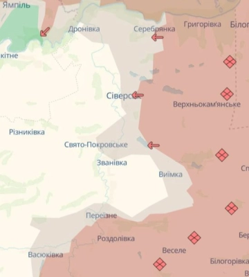 Deepstate: Російські війська просунулись на Донеччині