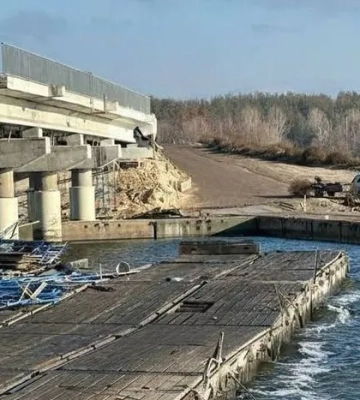 Окупанти вдарили по греблі Печенізького водосховища на Харківщині