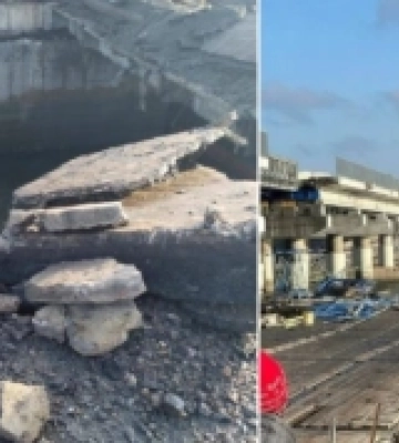 Росіяни вдарили по греблі Печенізького водосховища на Харківщині