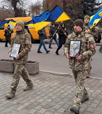 Ковель попрощався одразу з двома Героями – Артемом Абрамчуком та Юрієм Гусаром 