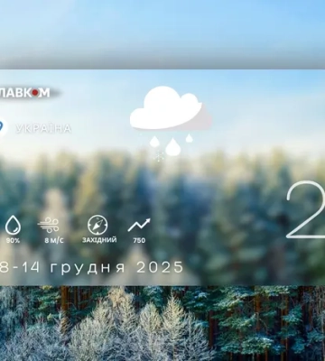 Від -3 до +9: прогноз погоди на 8 грудня – де вдарить мороз, а де штормовий вітер