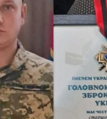 Героя з Волині відзначили нагородою Головнокомандувача ЗСУ «Золотий хрест»