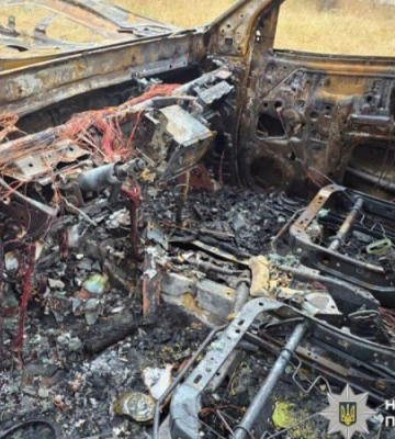 Поліцейські затримали у Краматорську підозрюваного у підпалі автомобіля військовослужбовців
