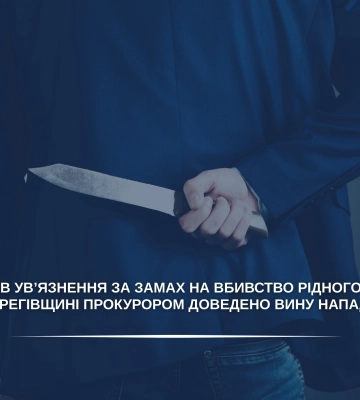 На Берегівщині чоловік отримав понад вісім років ув'язнення за жорстокий напад на брата