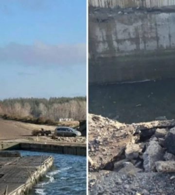 Через удари росіян по дамбі на Харківщині в зону підтоплення можуть потрапити близько 13 тис. людей