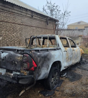Обрано запобіжний захід злочинцю, який у Краматорську підпалив автомобіль військових
