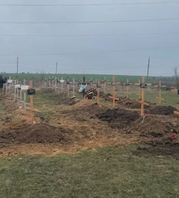 В Ізюмі Харківської області завершили перепоховання тіл ексгумованих жертв агресії РФ