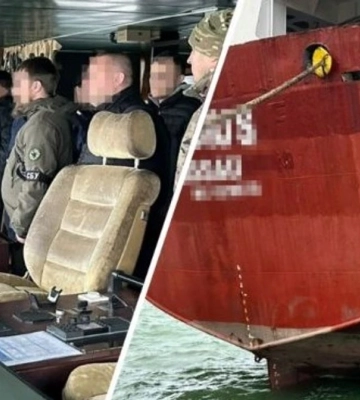 Україна арештувала судно рф, що вивозило українське зерно через Крим і ухилялося від санкцій
