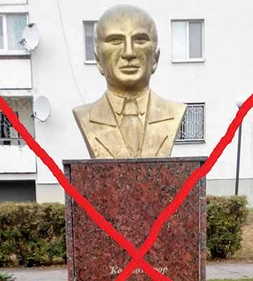 На Полтавщині демонтували погруддя радянського композитора Ісака Дунаєвського