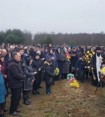 Пів року вважали зниклим безвісти: на Волині поховали молодого захисника Миколу Антонюка