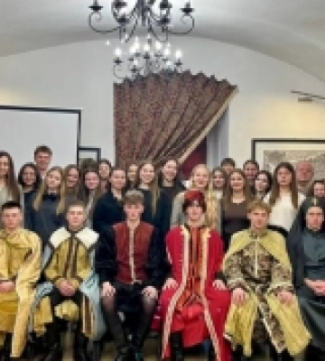 Студенти Луцького педінституту відтворили атмосферу З’їзду європейських монархів 1429 року