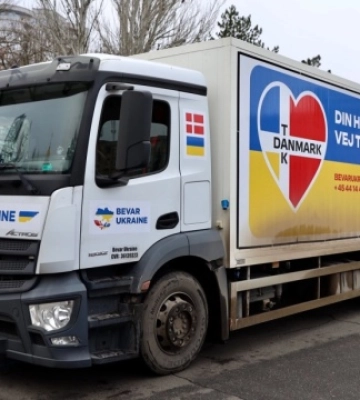 На Миколаївщину прибула 500-та вантажівка з гуманітарною допомогою від Данії