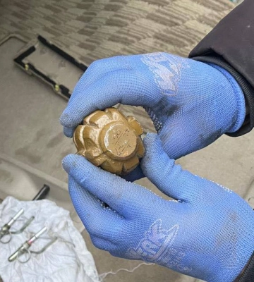 На Одещині затримали чоловіка, в автомобілі якого знайшли бойові гранати (ВІДЕО)