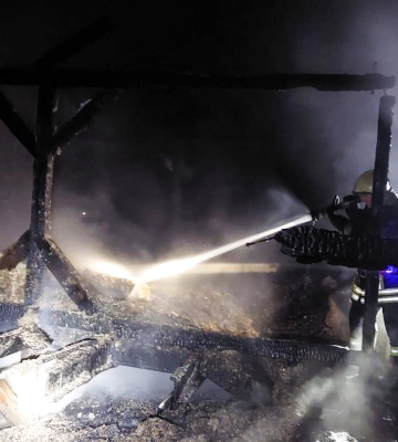 На Ужгородщині горів чоловічий монастир біля старовинної 380-річної церкви