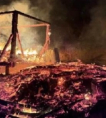 На Закарпатті ліквідували масштабну пожежу на території Свято-Покровського монастиря (ФОТО)