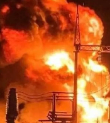 Россияне атаковали энергетику в Полтавской области: бушуют пожары