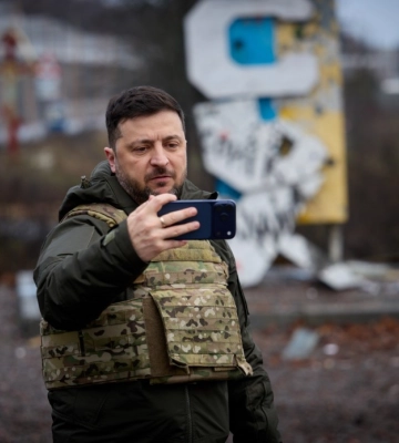 Зеленский прибыл в Купянск и записал видеообращение