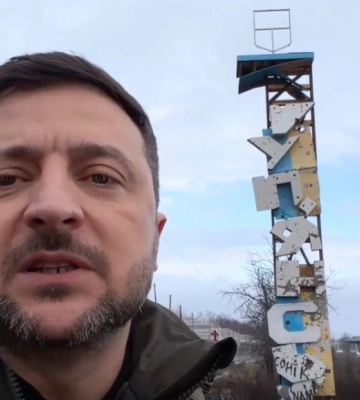 Володимир Зеленський приїхав до Куп’янська 