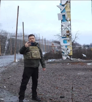 Володимир Зеленський приїхав до Куп’янська 