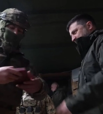 У Купʼянську Зеленський відвідав командний пункт 14-ї бригади