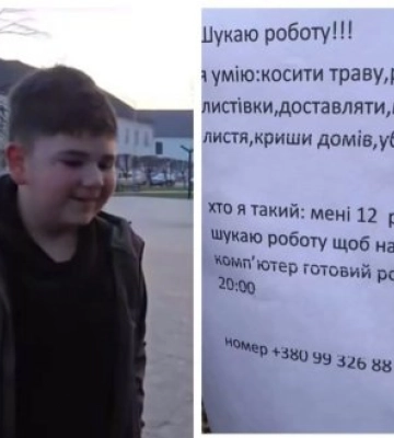 Зворушлива історія з Виноградова: Як 12-річний Михайлик підкорив мережу своєю працьовитістю