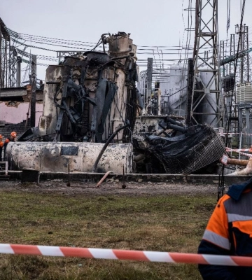 Херсон и часть области остались без электричества из-за обстрелов