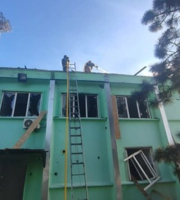 Ліквідовано наслідки ворожого обстрілу на Кіровоградщині. ФОТОрепортаж