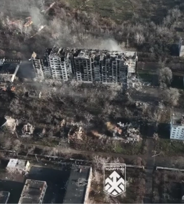 Бійці НГУ "Хартія" разом з іноземними добровольцями провели зачистку будівлі від рашистів на Куп’янському напрямку. ВIДЕО