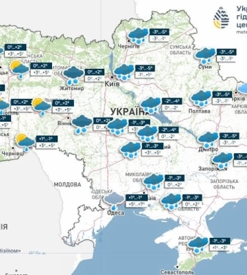 Сніг, ожеледиця та морози: якою буде погода на Полтавщині 14 грудня