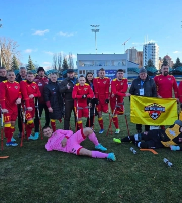Далі – Ліга Європи: волинські «Хрестоносці» здобули срібло на чемпіонаті України з ампфутболу