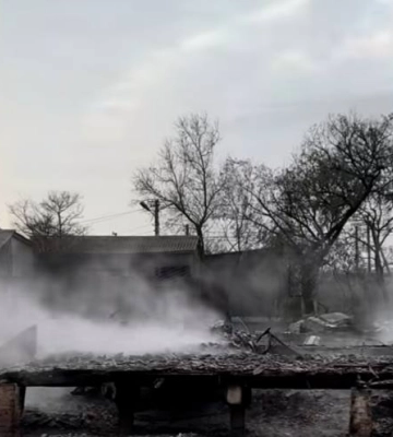 У Затоці під час обстрілу 14 грудня було знищено будиночки пансіонату