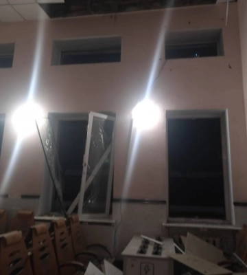 В «Укрзализныце» показали последствия российского удара по вокзалу в Пятихатках