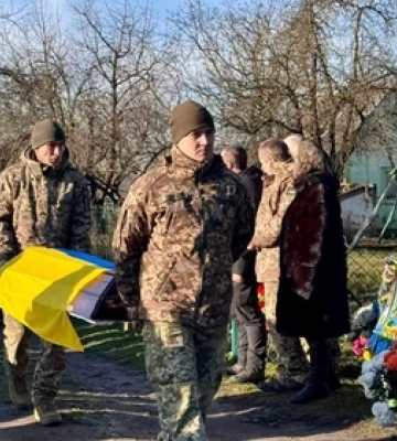 Загинув у ДТП: на Волині попрощалися з прикордонником  Романом Пасальським