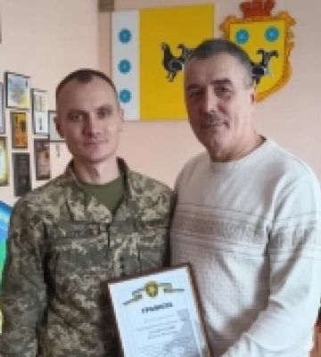 За патріотичну позицію: голова громади на Волині отримав відзнаку від прикордонників