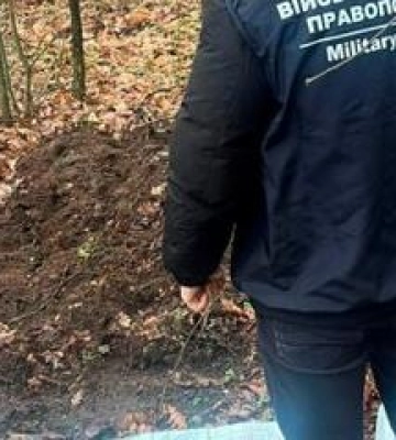 На Полтавщині у лісосмузі виявили схованку зі зброєю