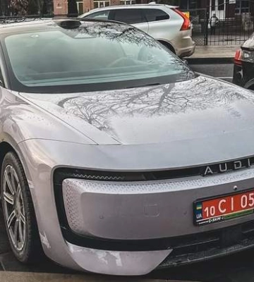 В Україні помітили перший AUDI E5: електричний фастбек для Китаю вже на наших дорогах
