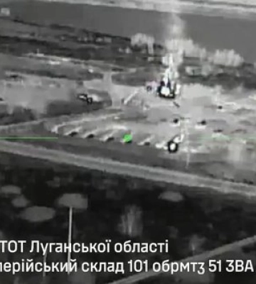 ССО знищили польовий склад 101-ї бригади МТЗ РФ на Луганщині. ВIДЕО