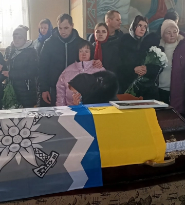 У Підгайцівській громаді попрощалися з воїном Миколою Абрамовичем