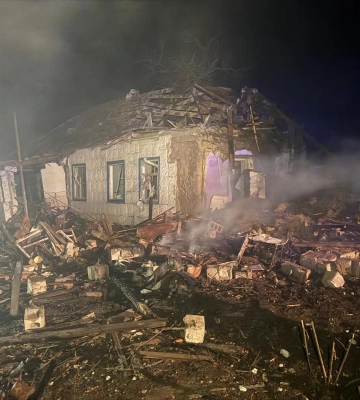 Атака дронів на Кривий Ріг: четверо поранених, пошкоджено будинки та заклад культури