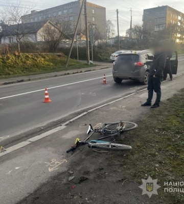 У Луцькому районі водійка «Ford» збила 60-річного велосипедиста