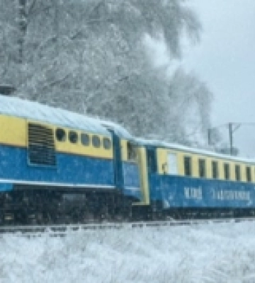 Рівненська дитяча залізниця вперше виходить на зимові рейси