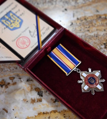 Поліцейського із Закарпаття нагородили орденом "За мужність" (ФОТО)