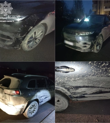 У Сумах патрульні розшукали водія, який вчинив ДТП та залишив місце аварії