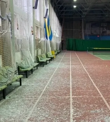 У Черкасах внаслідок обстрілу було пошкоджено легкоатлетичний об'єкт