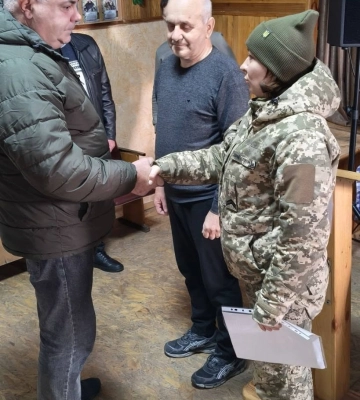 На Волині родині загиблого воїна вручили посмертний орден «За мужність»