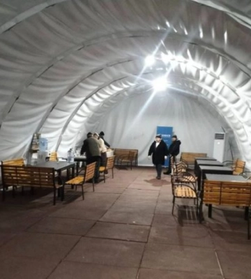 У Молдові розгорнули тимчасовий табір для українців після дронової атаки РФ