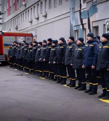 Рятувальники Полтавщини отримали державні нагороди за мужність і відданість службі