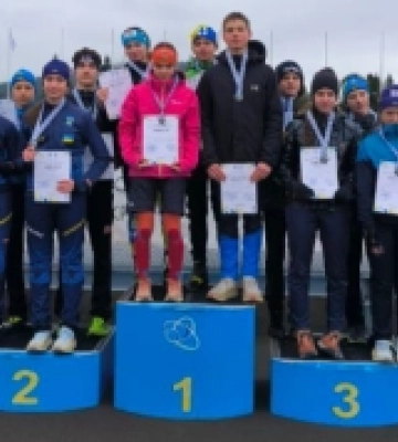 Волинські біатлоністи здобули срібло в естафеті на чемпіонаті України