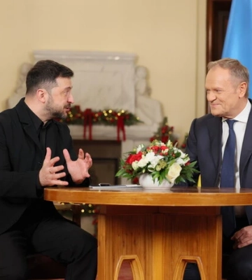 Зеленський розпочав переговори з Туском у Варшаві