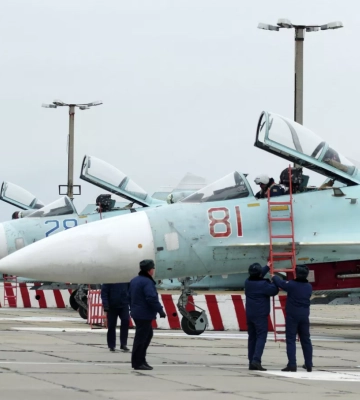 СБУ поразила два российских самолета Су-27 на аэродроме Бельбек в Крыму